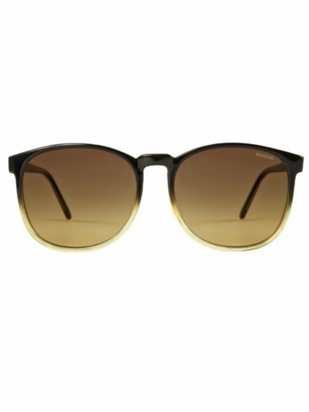 KOMONO Urkel Expressionist Sunglasses NEW  Black Yellow Gradient UV400